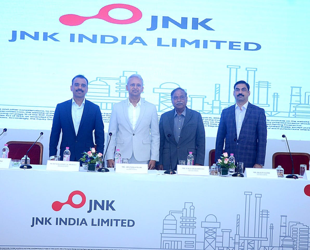 JNK India Ltd’s IPO to open on April 23rd, 2024 | Price Band Set at ₹395 /- to ₹415/- per Equity Share