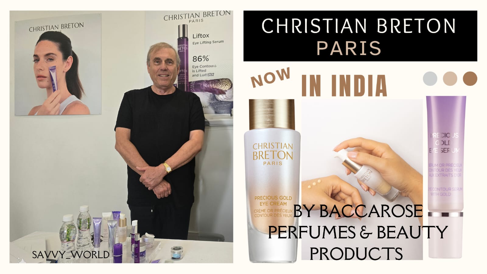 French Luxury Skincare Brand ‘Christian Breton’ partners with Baccarose for launch in India